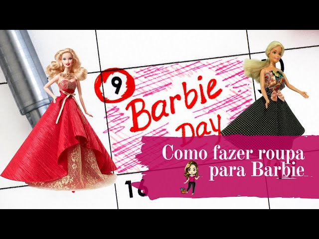 Kit 2molde Eu Estilista Roupa De Boneca Pra Barbie Faça Você