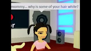 Mommy why is some of your hair white? (Roblox Meme) |✦Sky Roblox✦| #Shorts
