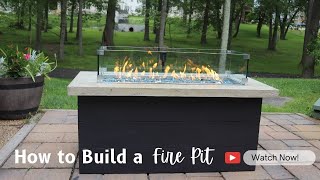 Astonishingly Simple Gas Fire Pit Coffee Table - A DIY Guide