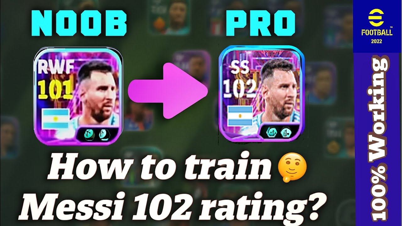Best training for Leonal Messi, 102+ rating. Efootball 2025-2026. - YouTube