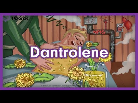 नर्सिंग फार्माकोलॉजी (NCLEX) के लिए Dantrolene Mnemonic