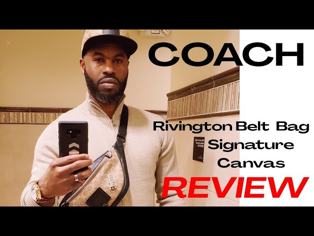 COACH Men's Belt Bag Review!!! 