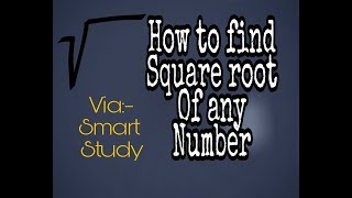 how to find square of any number by smart study
