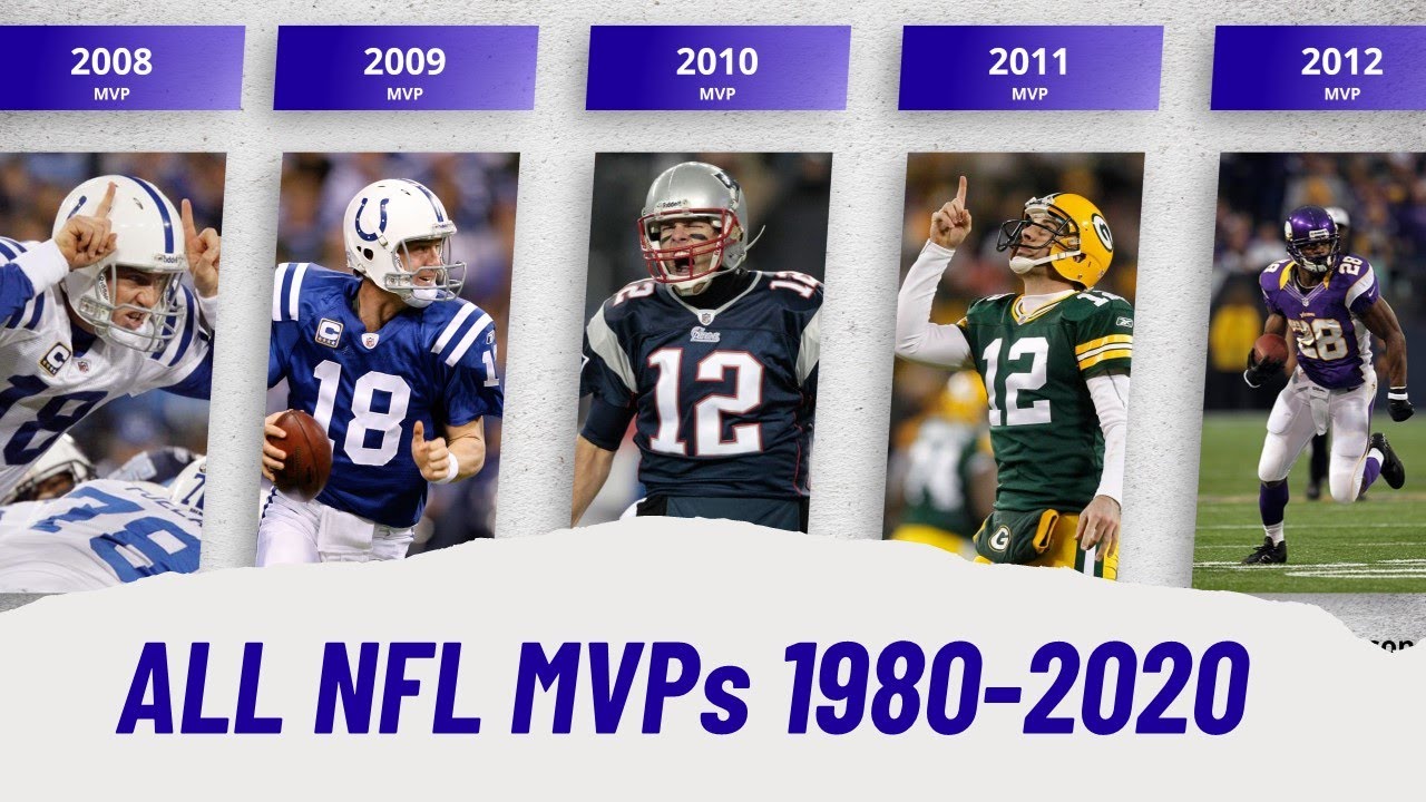 Every NFL MVP by year (1980 to 2020) YouTube