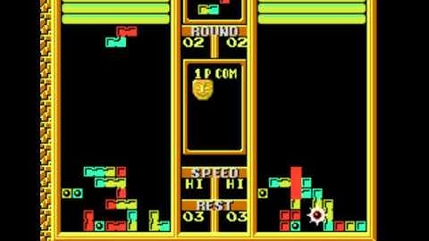 Tetris 2 - VS Mode: Hard (Level 2)