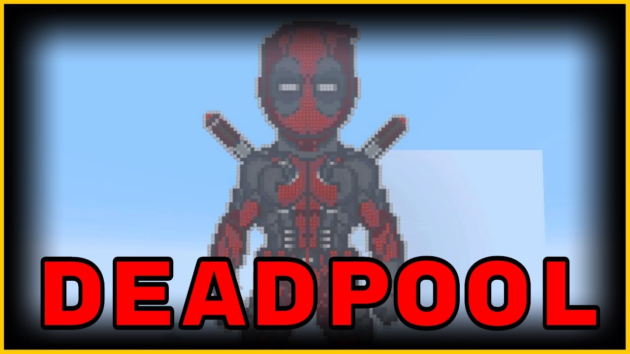 Minecraft Pixel Art Maler Deadpool Bad Art Deadpool Minecraft De