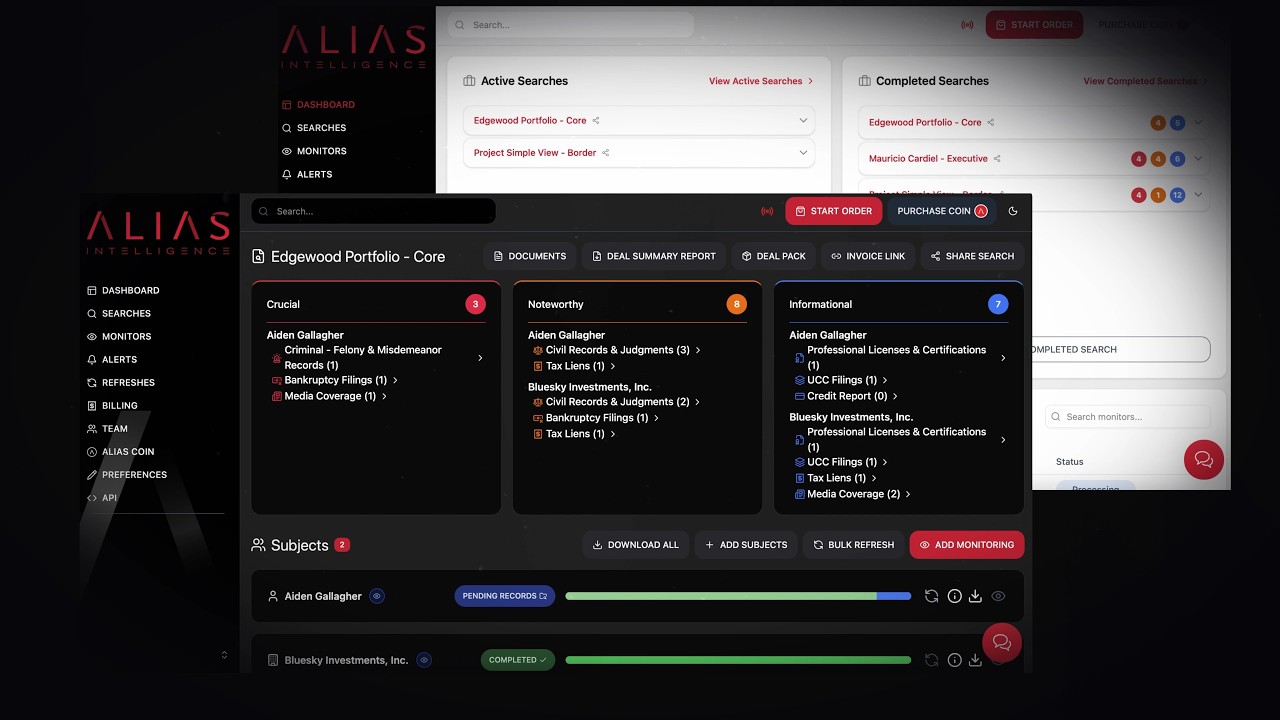 See What Diligence Misses | Alias Intelligence - YouTube