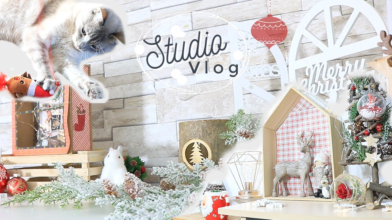 Studio vlog ⛄ decorate studio with me for christmas