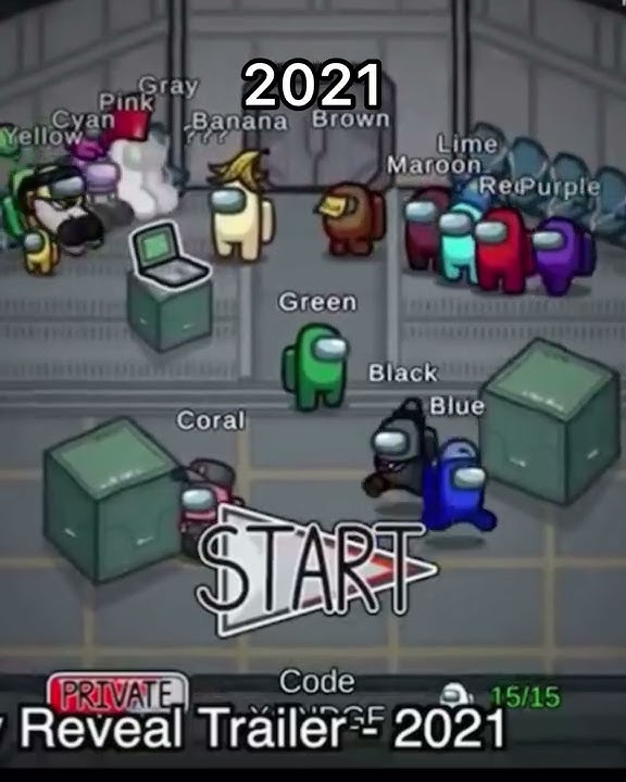 Among Us evolution 2017-2022