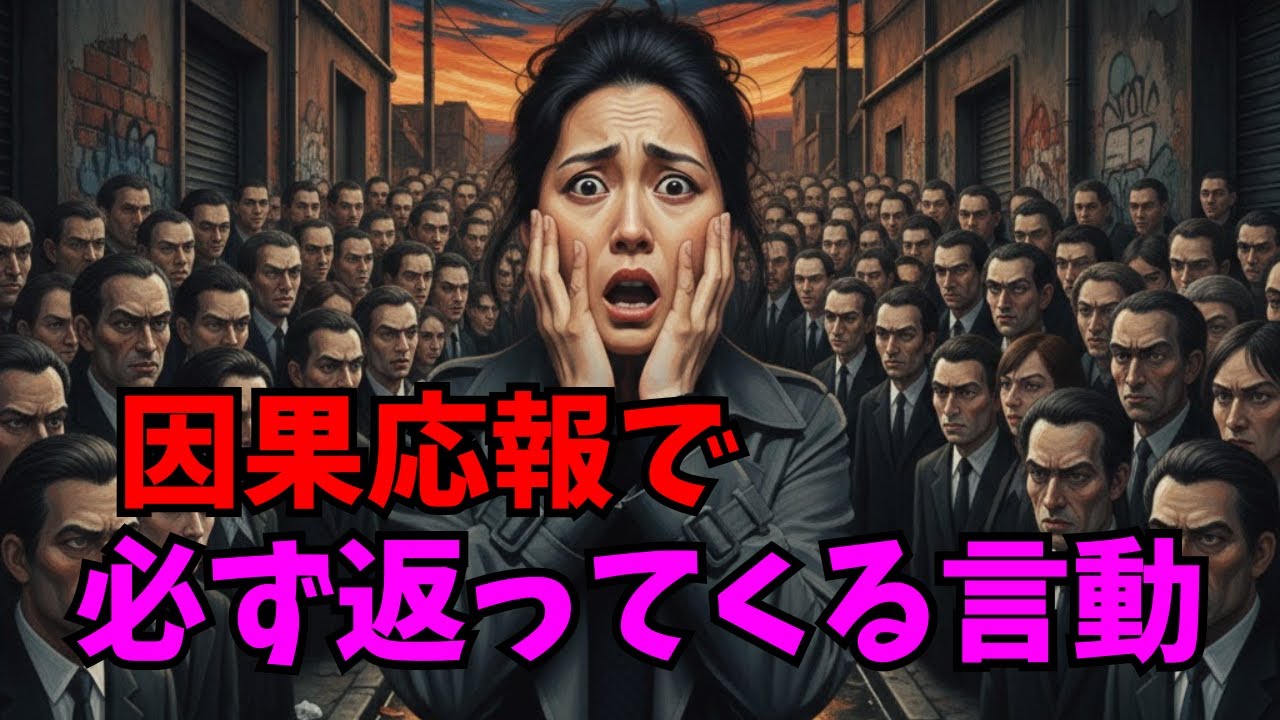 因果応報で必ず返ってくる言動8選