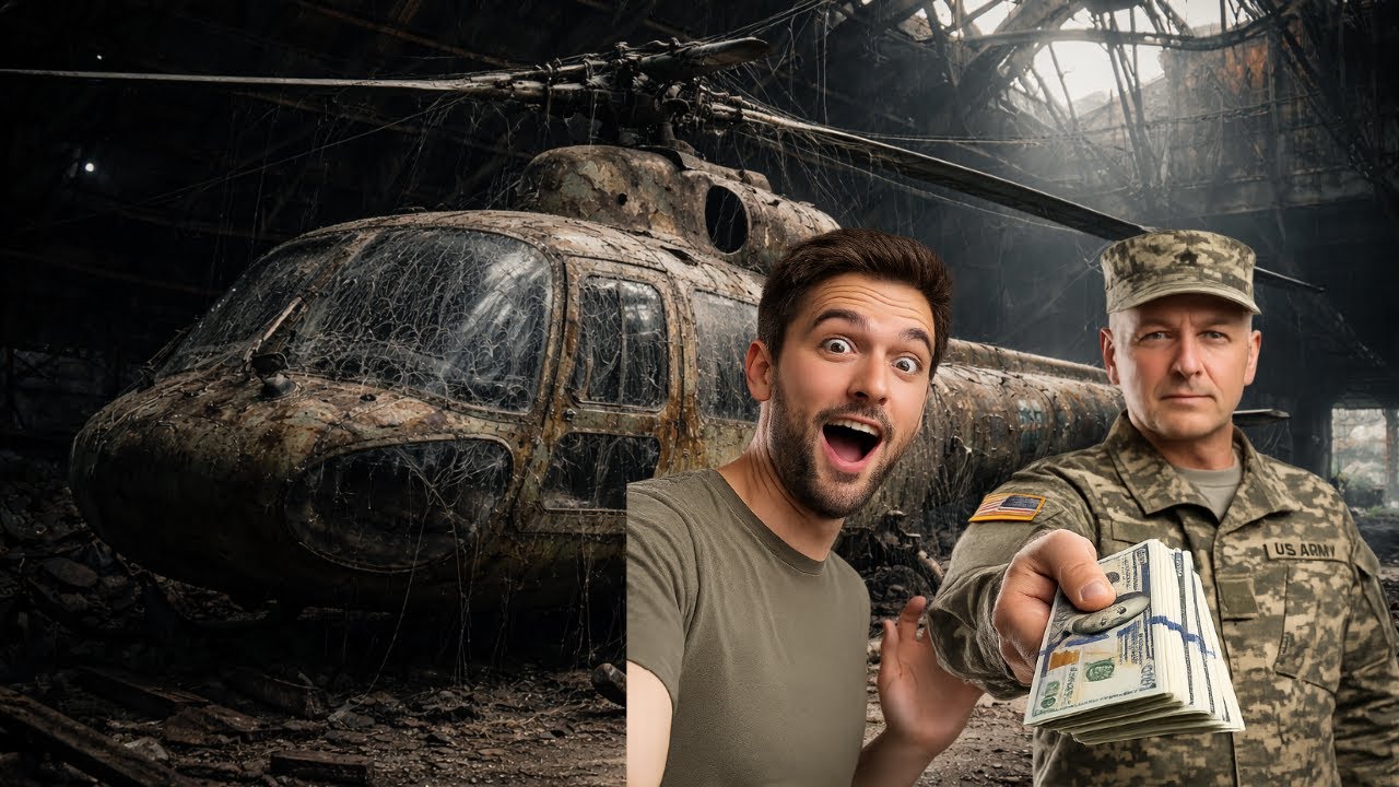 I Bought a Forgotten U.S. Military Helicopter for $1,000 — From Rust & Cobwebs to Flying Again
