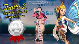 JUARA 2 LOMBA MESATUA BALI PAKIS BALI  TINGKAT PROVINSI BULAN BAHASA BALI VIII 2026 DUTA KAB GIANYAR