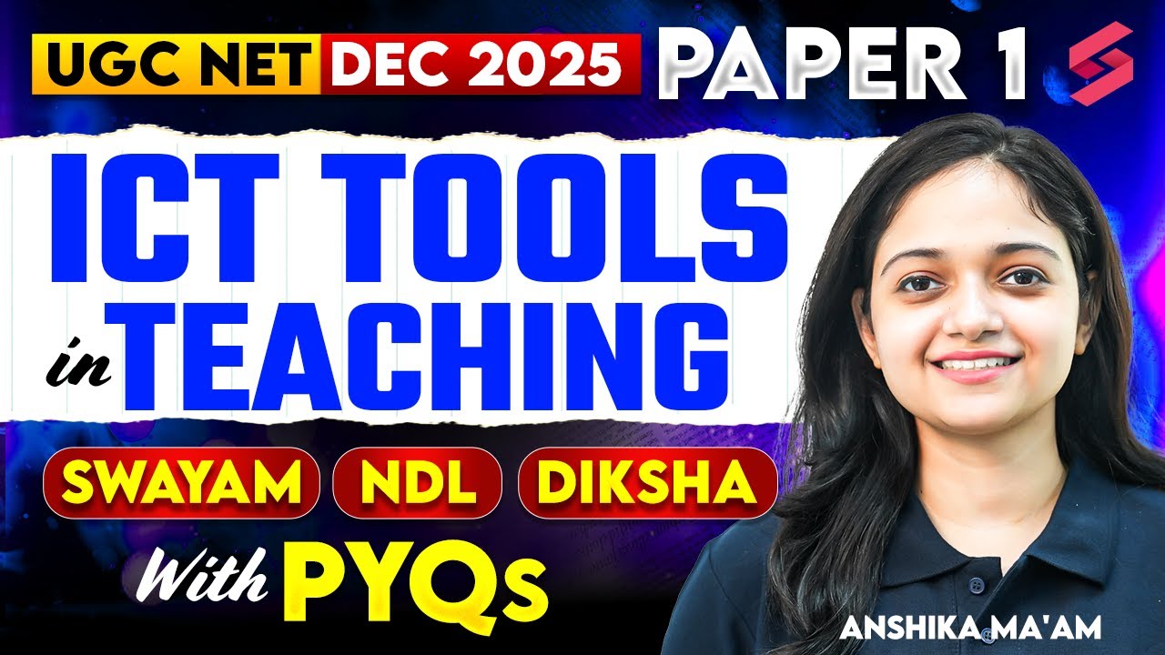 Teaching Aptitude For UGC NET Paper 1 | ICT Tools For Teaching By Anshika Mam | UGC NET Paper 1