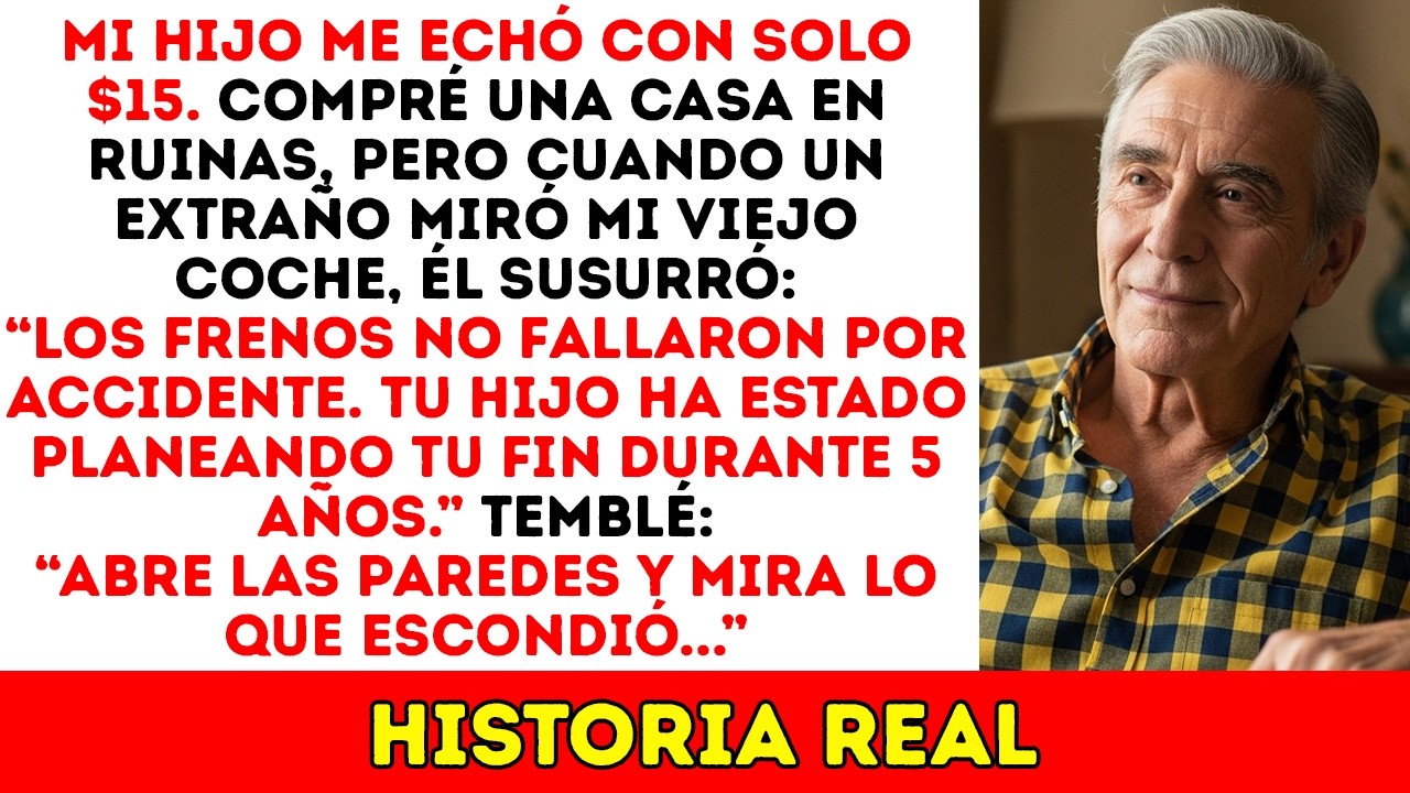 Expulsado A Los 65 Con $15, Compró Una Casa Arruinada — Lo Que Se Convirtió Cambió Todo