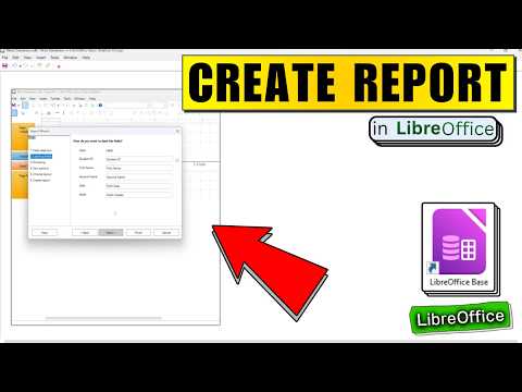 How to Create Report in LibreOffice Base