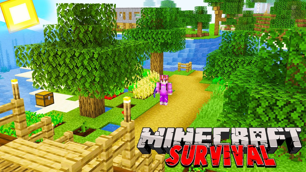 The new FARM HOUSE! - 1.16 Survival Let's Play (Ep 3)