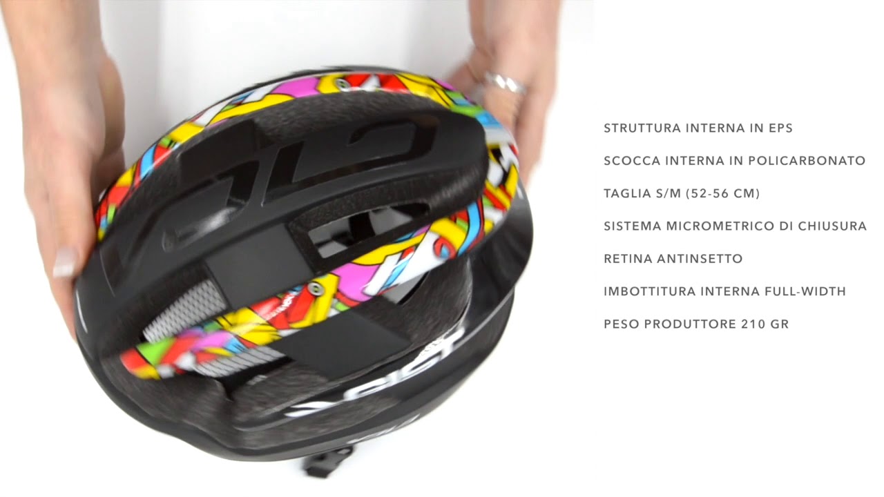 Gist Volo Pop Art, il casco da ciclismo per la massima ventilazione (e  sicurezza)! - YouTube