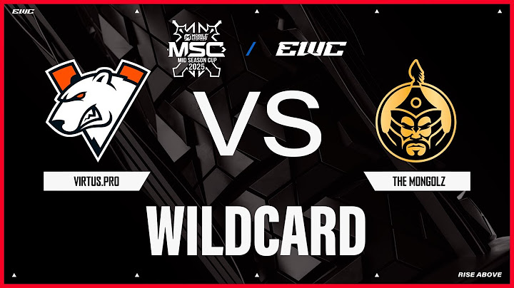 Virtus.pro vs The MongolZ | MSC 2025 Wild Card at EWC 25  - Day 3 - Wild Card