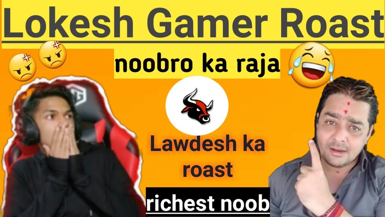 Lokesh gamer roast|freefire's dumbest player|lokesh gamer's noob gameplay roast|saku