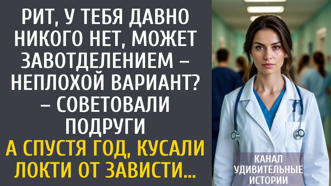 Рит, у тебя давно никого, может завотделением – вариант? – советовали подруги… А спустя год обомлели