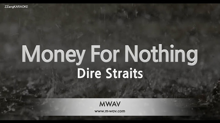 Money for Nothing Karaoke version - Karaoke performance video thumbnail