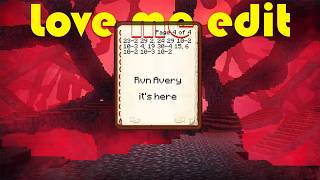 Destroying a world that doesnt exist | love me edit