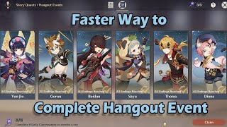 TIPS & TRICKS to Complete Your Hangout Quest Faster! | Gesnhin Impact |