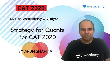 QUARANTINE BATCH | Strategy for Quants Prep for CAT 2021 | By Arun Sharma