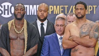 Deontay Wilder Vs. Dominic Breazeale FULL WEIGH IN & FINAL FACE OFF | Showtime Boxing Deontay Wilder Vs. Dominic Breazeale FULL WEIGH IN & FINAL FACE OFF | Showtime Boxing