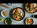 Spicy Coconut Noodle Soup with Mushrooms and Crispy Tofu | Vegan and Delicious