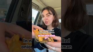 In n out whole grilled onion Flying Dutchman taste test/review ‼️