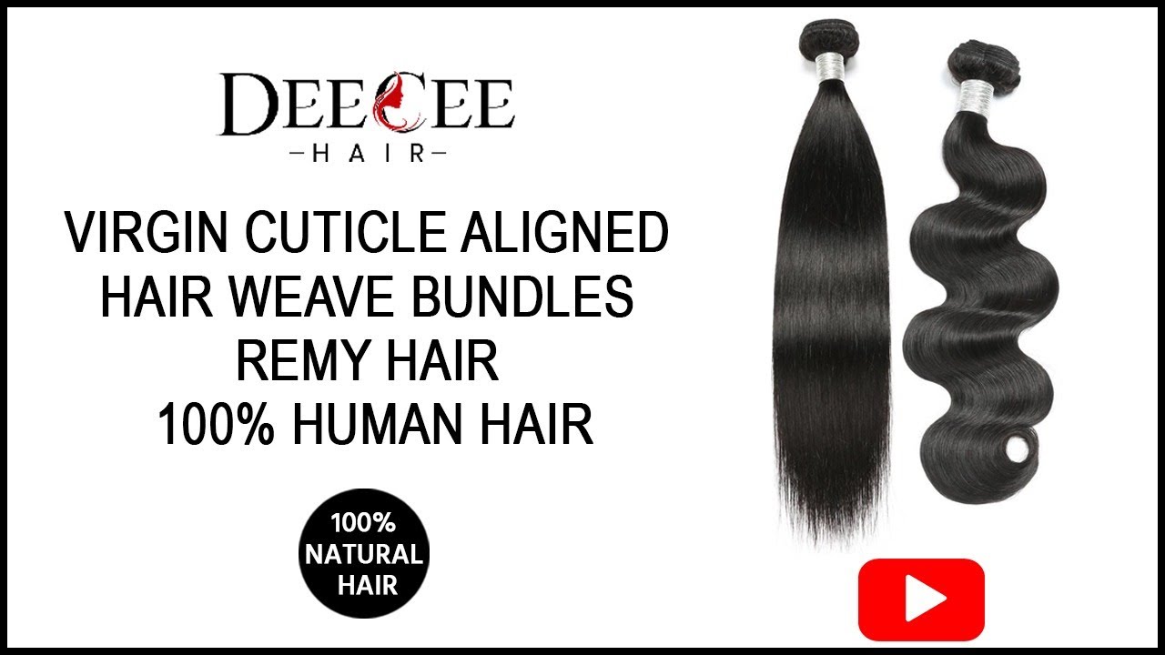 The best Virgin Cuticle Aligned Hair Weave Bundles Remy Hair 100% Human Hair.