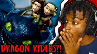 I FINALLY REACTED TO HOW TO TRAIN YOUR DRAGON!