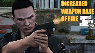 How To Increased Weapon Rate of Fire | Realistic Mod | #gta5mods