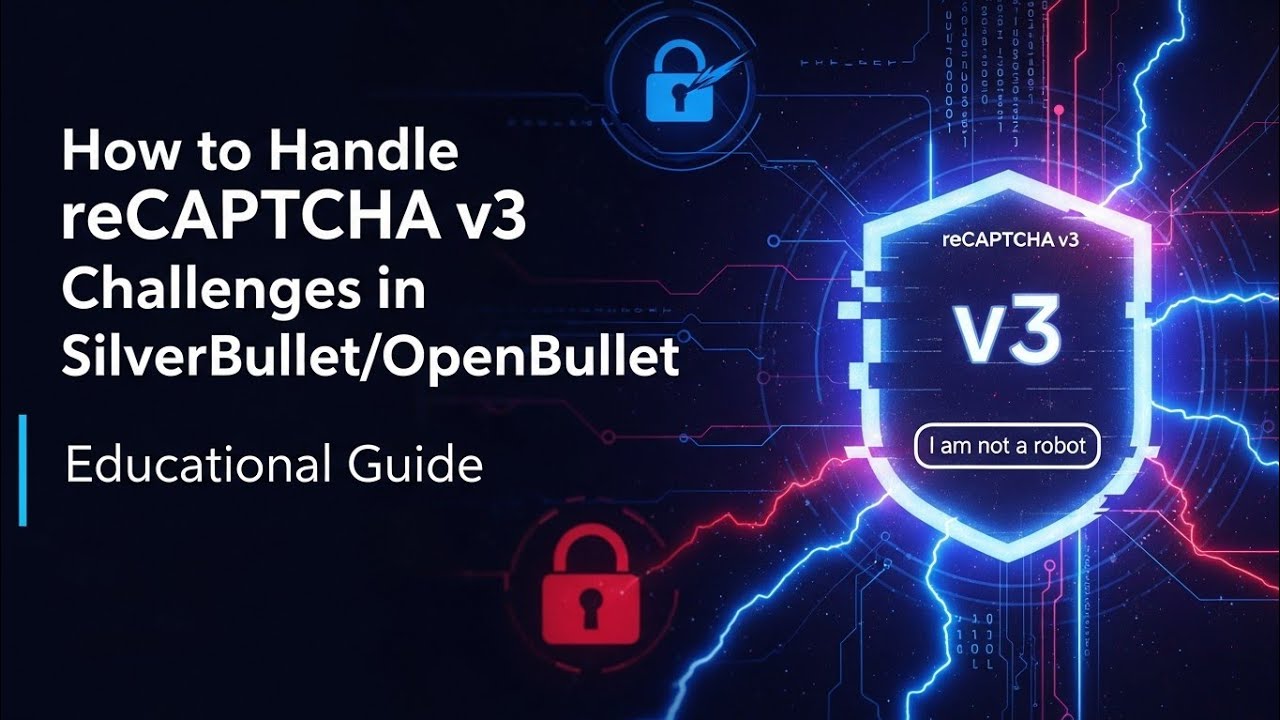 How to Handle reCAPTCHA v3 Challenges in SilverBullet/OpenBullet | Educational Guide