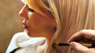 JAZZ :: NEW PAINTING TIME-LAPSE :: Realistic Portrait Art by Isabelle Richard