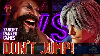 Zangief is Back in Master Rank Games! You Jump, You Die!