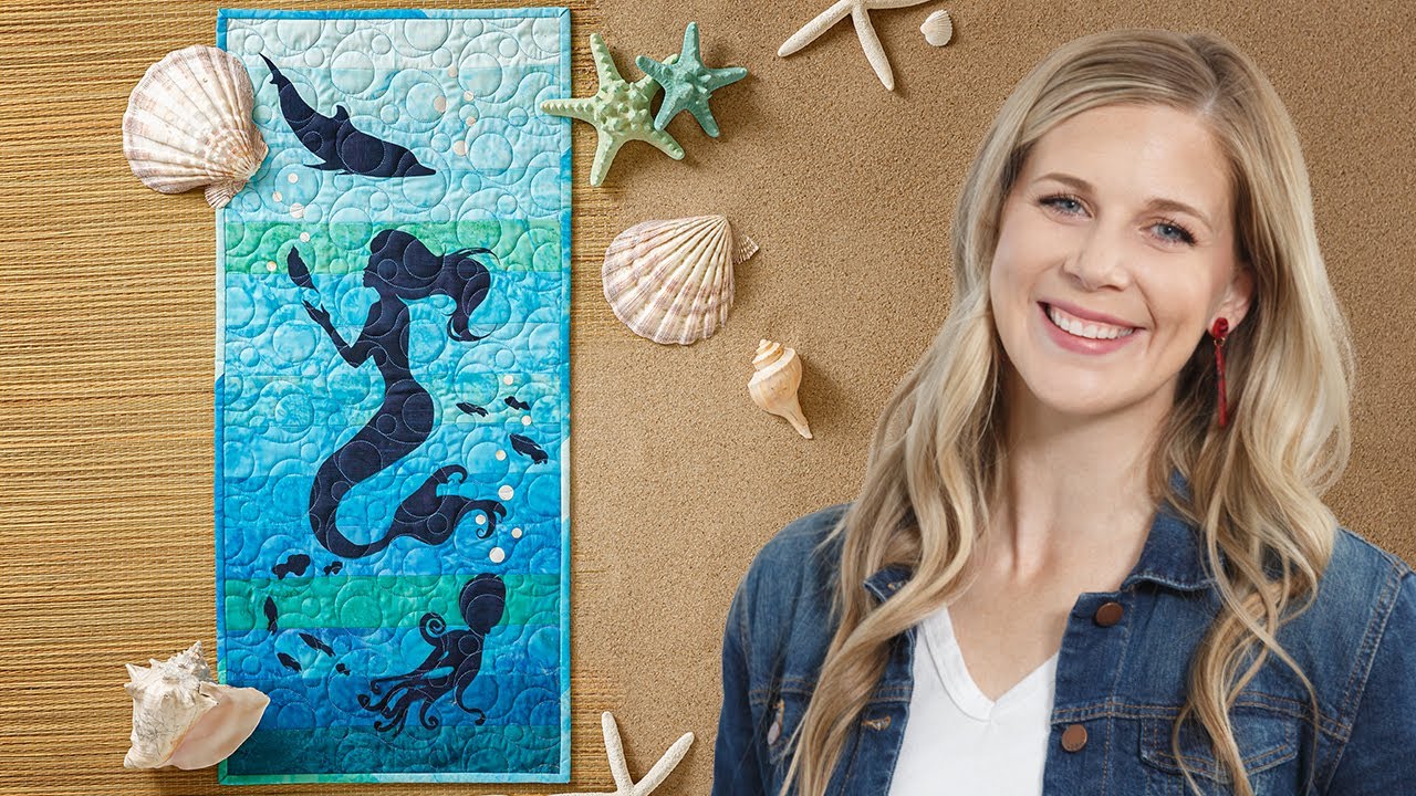 How to Make an Ocean Child Mermaid Wall Hanging - Free Project Tutorial