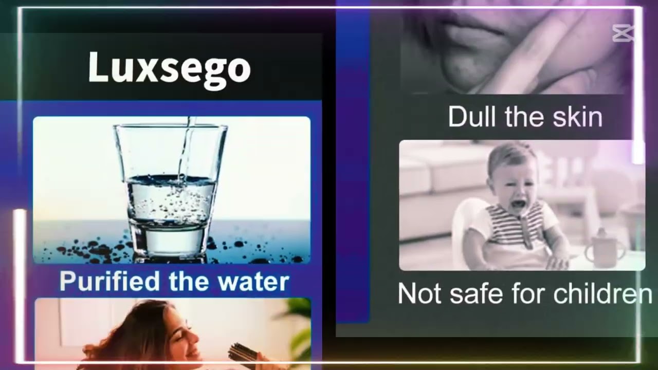 BA484  Luxsego Filtered Shower Head for Hard Water with Stop,