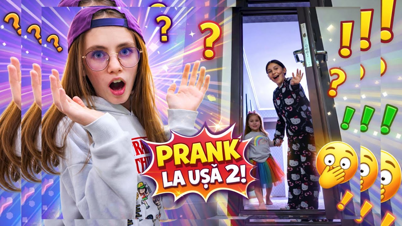 PRANK LA UȘĂ 2 😱🎉 | Surpriză pentru Alisa și Ciao Patricia | Nico Love
