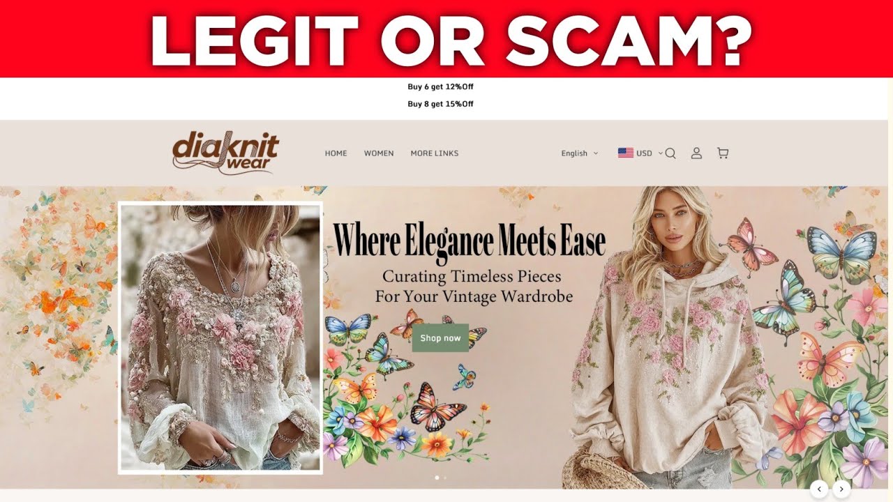 DiaKnitwear Review 2026 | Is iaknitwear.com Legit or a Clothing Scam?