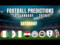 FOOTBALL PREDICTIONS TODAY 10 JANUARY 2025 | AFCON | SERIE A | BUNDESLIGA |KICKIQ