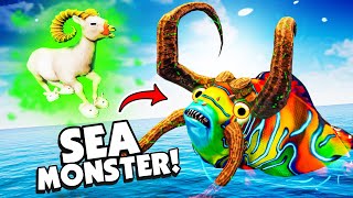The Demon SEA MONSTER Has Magic Powers in Goat Simulator 3