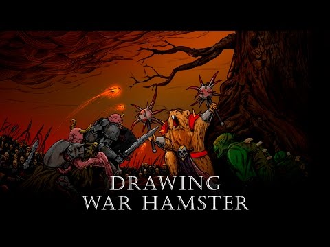 Drawing war hamster - YouTube