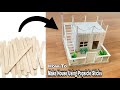 Diy | Ice Cream Sticks House | Mini House | Ice cream sticks craft