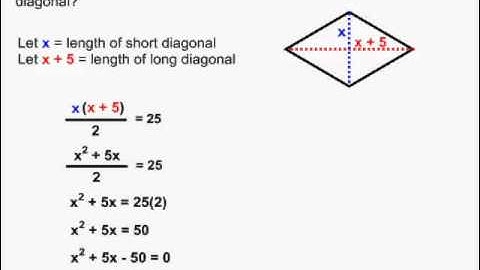 Quadratic Geometry Problems - Example 2