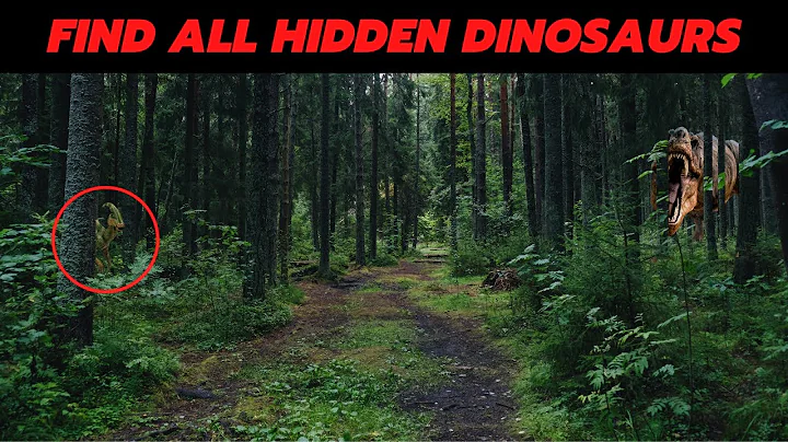 Find the hidden dinosaur | Find the hidden animals