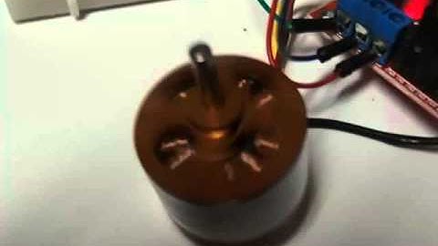 ブラシレスモーターをArudinoで回すー高速回転