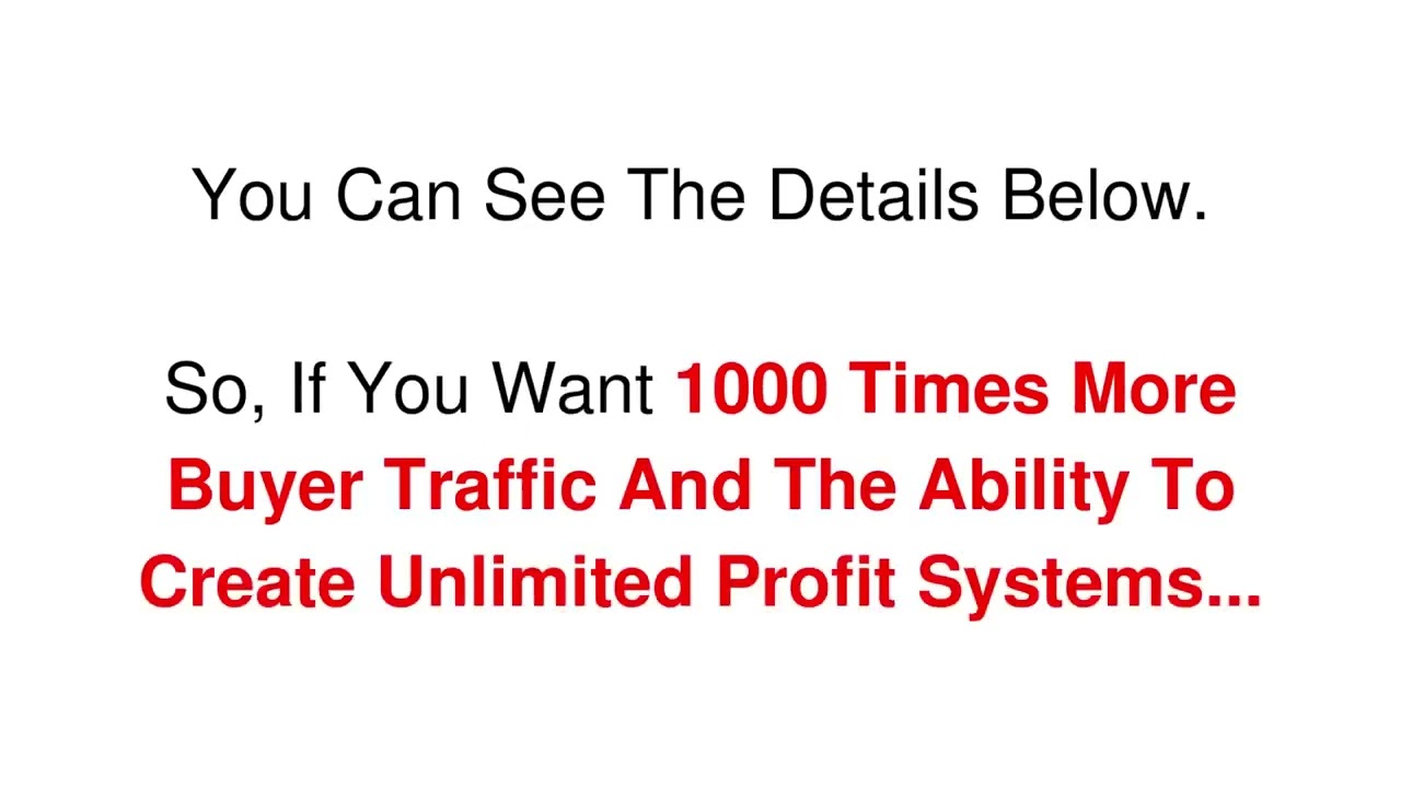 High Ticket Profit System OTO 1: High Ticket Profit System Unlimited Version