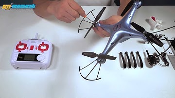 SYMA X5HW Wifi FPV 2.0MP HD Camera RC Quadcopter RM5074BL SYMA X5HW开箱视频